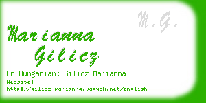 marianna gilicz business card